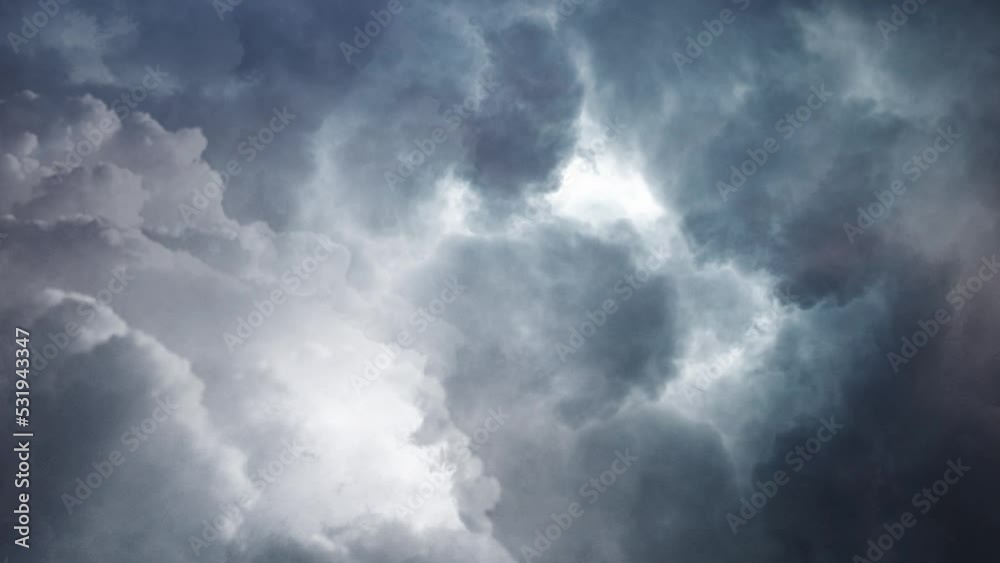 POV lightning flashes dark clouds in the dark sky POV lightning flashes dark clouds in the dark sky
