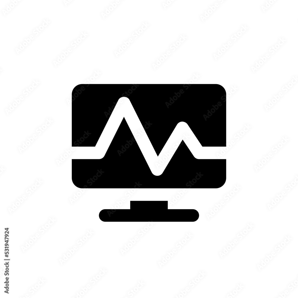 Medical software black glyph ui icon. Computer program. Healthcare technologies. User interface design. Silhouette symbol on white space. Solid pictogram for web, mobile. Isolated vector illustration Medical software black glyph ui icon. Computer program. Healthcare technologies. User interface design. Silhouette symbol on white space. Solid pictogram for web, mobile. Isolated vector illustration