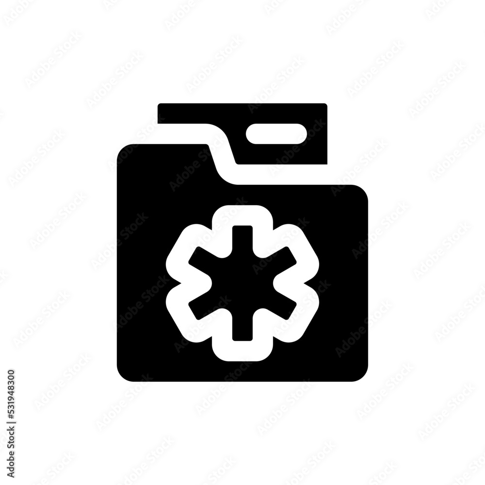 Medical history black glyph ui icon. Patient anamnesis. Disease information. User interface design. Silhouette symbol on white space. Solid pictogram for web, mobile. Isolated vector illustration Medical history black glyph ui icon. Patient anamnesis. Disease information. User interface design. Silhouette symbol on white space. Solid pictogram for web, mobile. Isolated vector illustration
