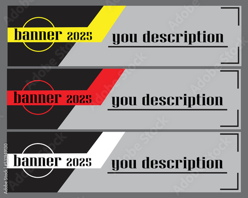 simple corporate promotion banner design