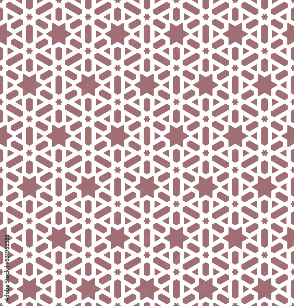 Fototapeta premium Seamless geometric pattern. Old fashioned ornament.