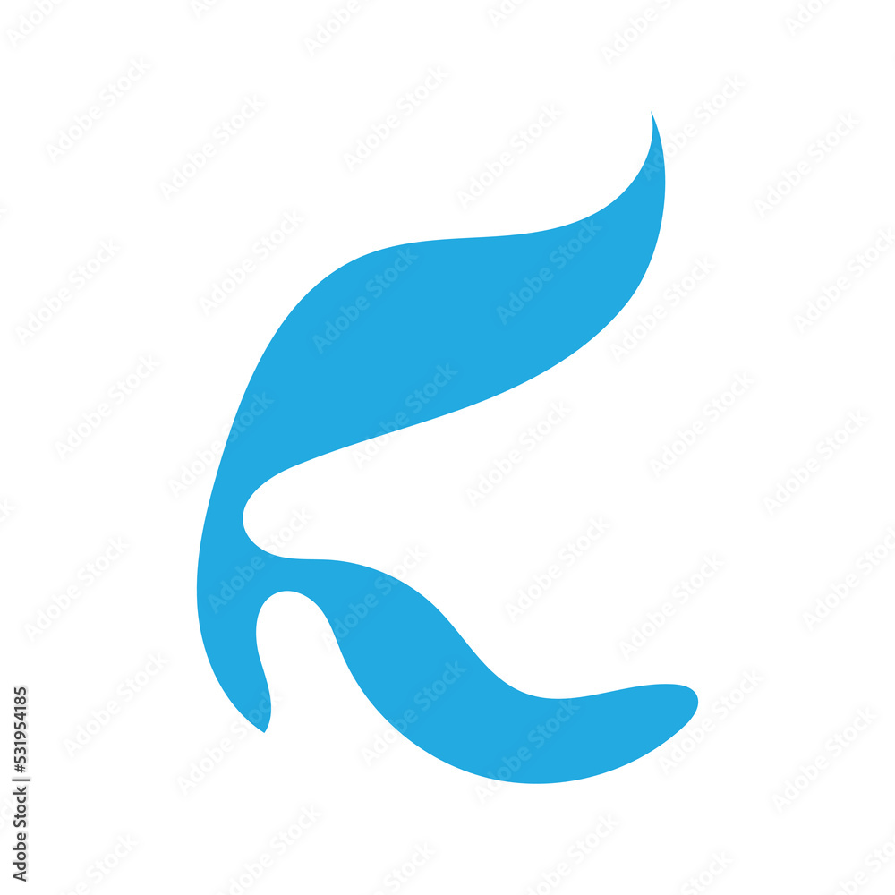 natural water logo template vector natural water logo template vector