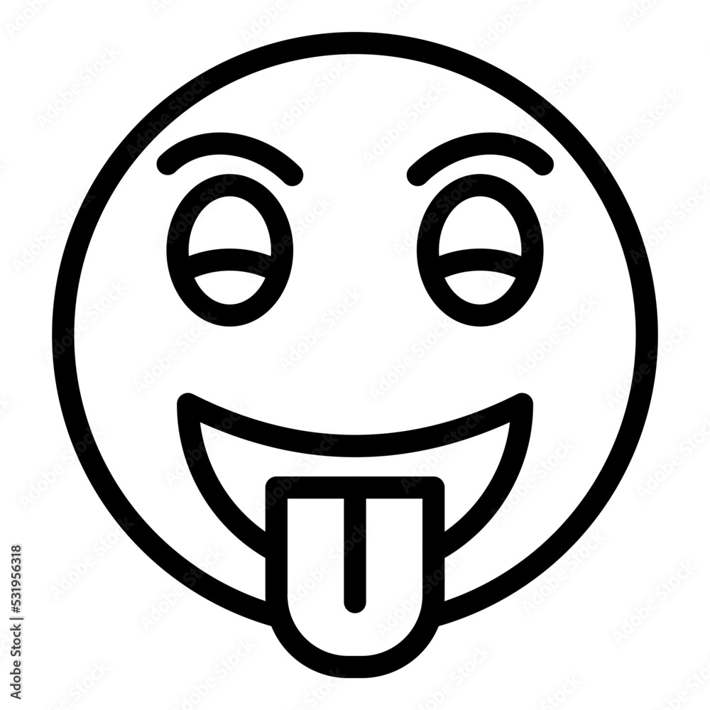 Tongue Out Icon Style Tongue Out Icon Style