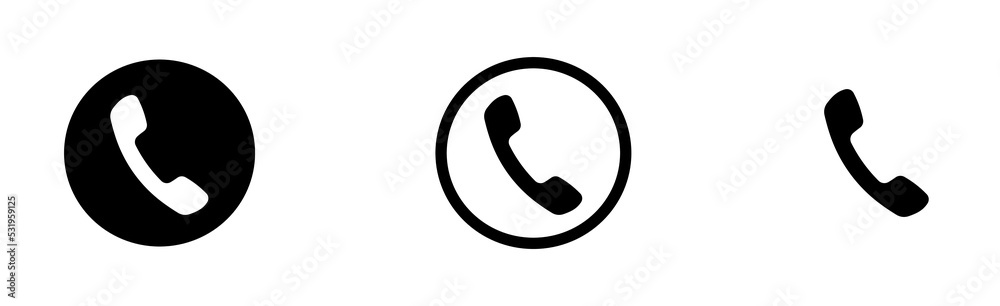 Call icons set. telephone sign. phone icon. Call icons set. telephone sign. phone icon.