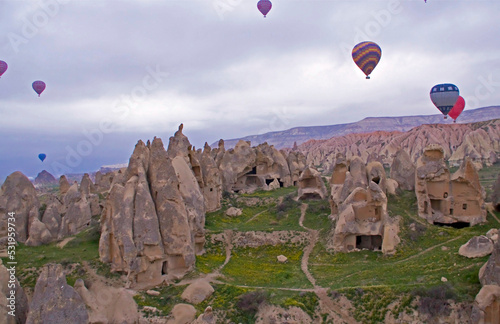 hot air balloon flight in Cappadoccia,Turkey