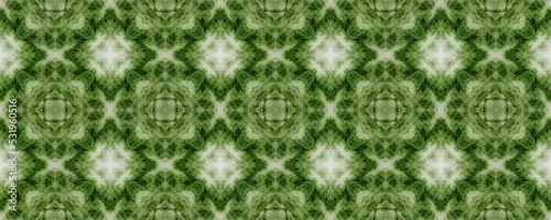 Geometric Pattern Seamless. Lime Watercolor Zig photo