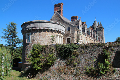 Fotografie groulais castle in blain (france)