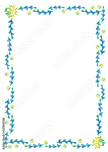 귀여운 그래픽 프레임_frame_i-04. 꽃