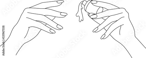 Hand Nail Polish Spa Cosmetic