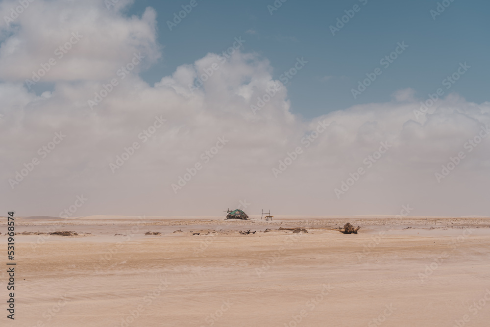 Paisagem natural em lençois maranhenses