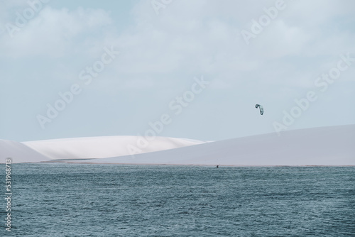 Obraz na płótnie paisagem natural em atins maranhão w salonie