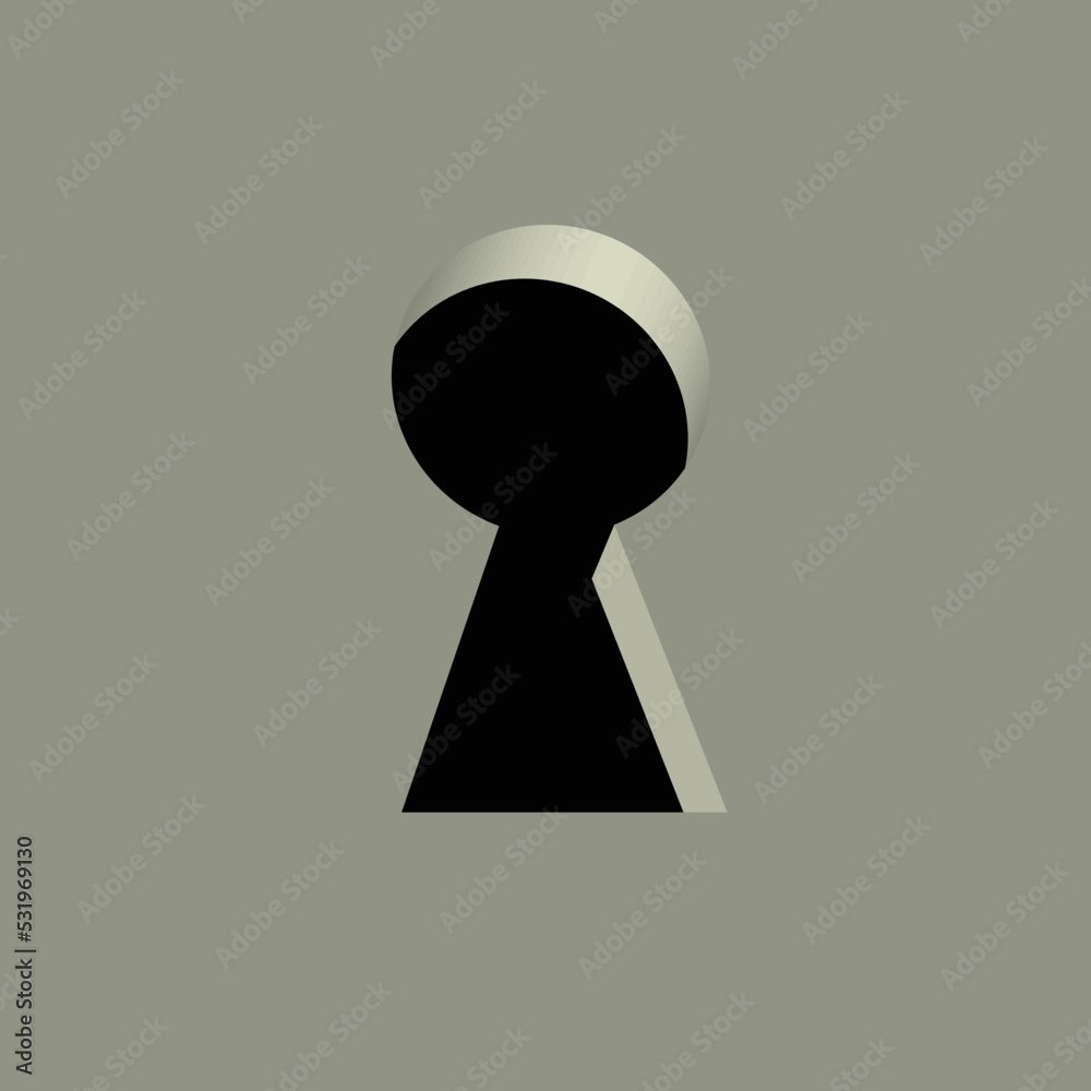 keyhole, security concept, vector illustration keyhole, security concept, vector illustration