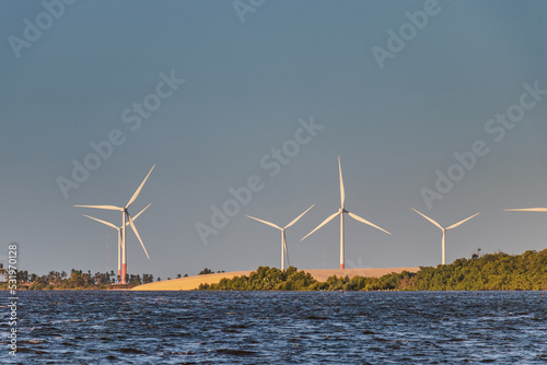 Obraz na płótnie Paisagem lençois maranhenses w salonie