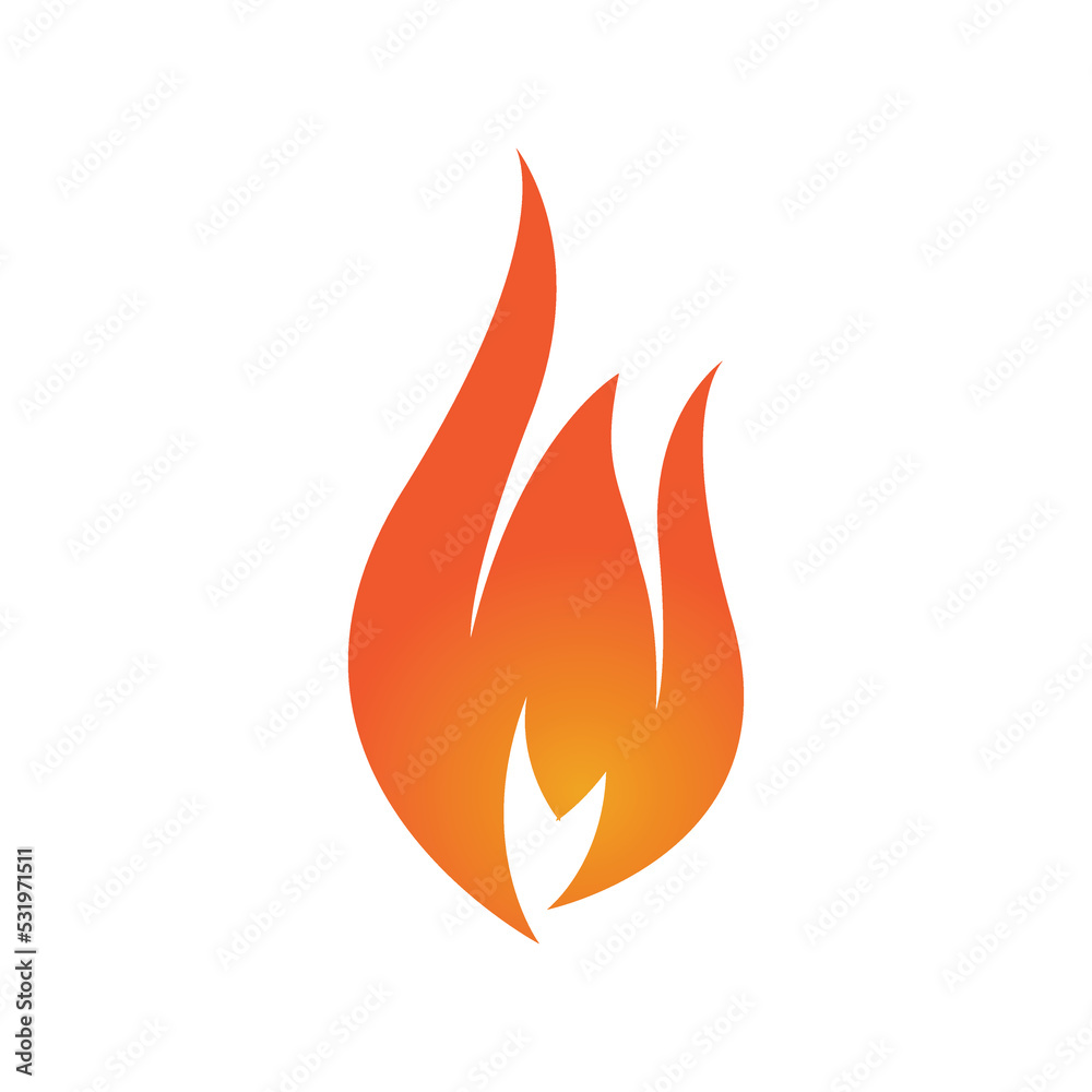 Fire flame Logo vector, Oil, gas and energy logo concept Fire flame Logo vector, Oil, gas and energy logo concept