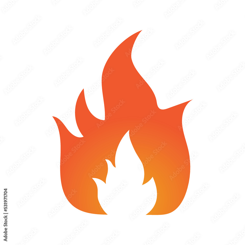 Fire flame Logo vector, Oil, gas and energy logo concept Fire flame Logo vector, Oil, gas and energy logo concept