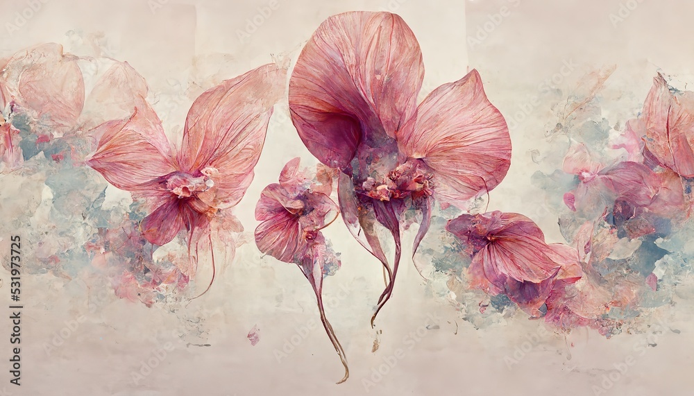 beautiful floral artwork