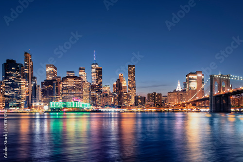 The skyline of New York City  United States