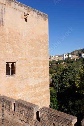 Grenada  Spain . Torre del Cad   inside the Alhambra in Granada