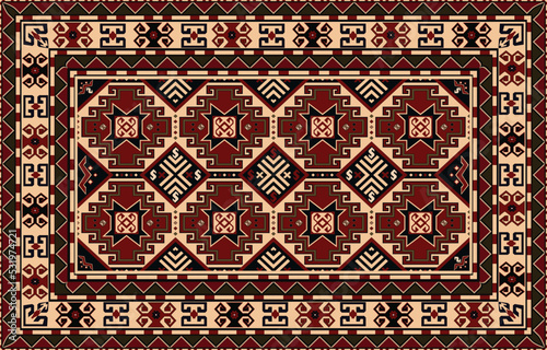 Traditional carpet, indigenous people, symbol of S-shape, belief of dragons Luxurious carpets.
Persian Rug: Patterns, Motifs, Colors, And Layout