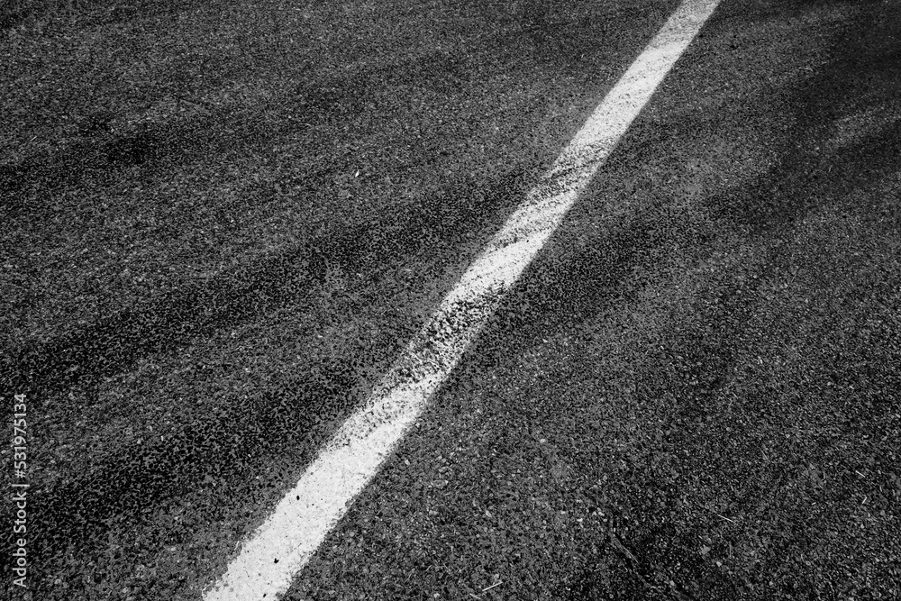 Fototapeta premium Skid Marks or Tire Tracks on Road