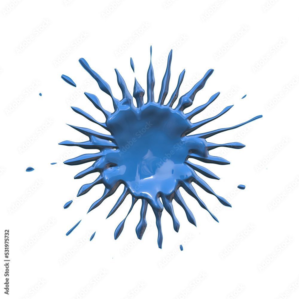 A drop of liquid spread over the surface. Abstract spatter A drop of liquid spread over the surface. Abstract spatter
