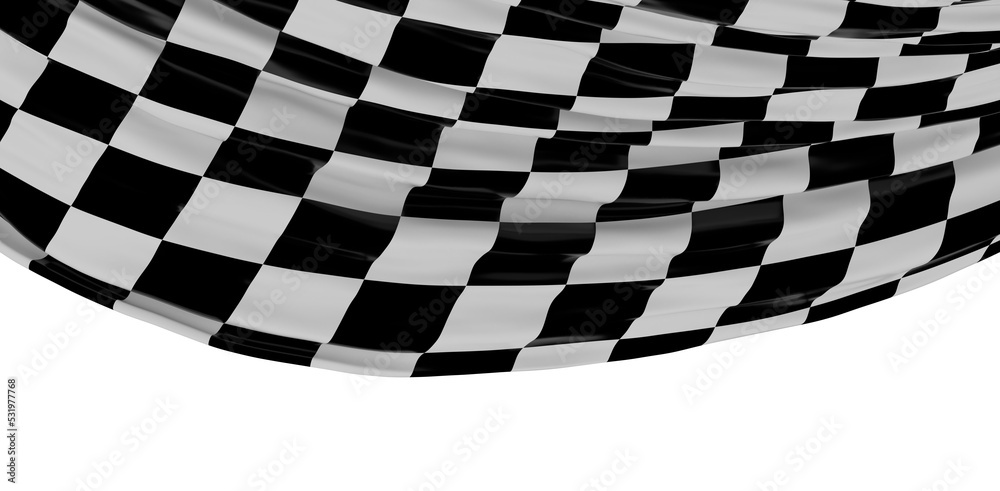 Obraz premium checkered flag, end race background