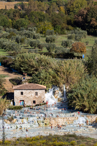 Fotografie Cascate del Mulino, Saturnia, Tuscany, Italy