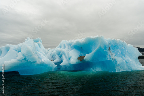 iceberg glowing