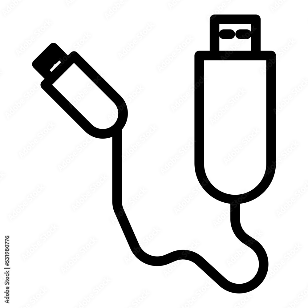 Fototapeta premium usb icon