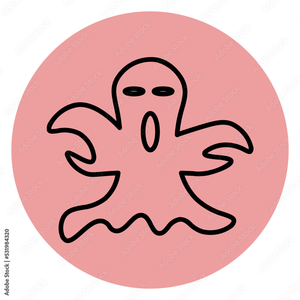 Fototapeta premium ghost icon