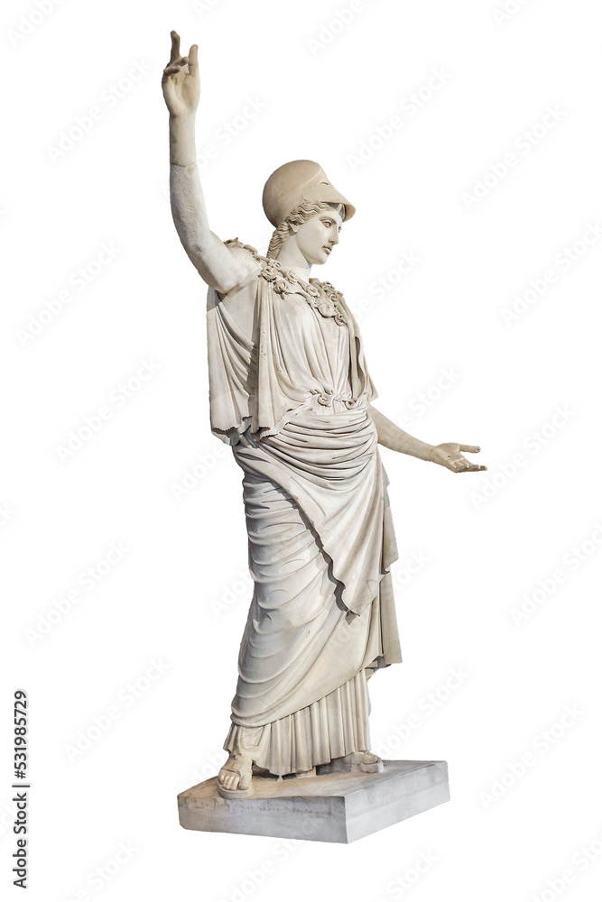 Classical greek man sculpture