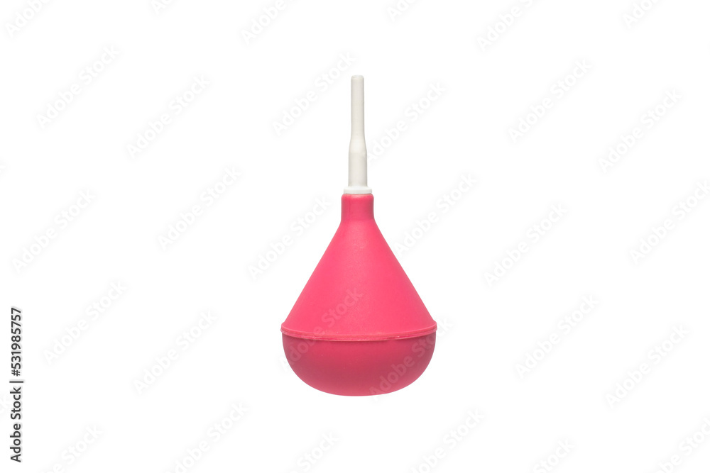 Enema isolated on white background. Enema isolated on white background.