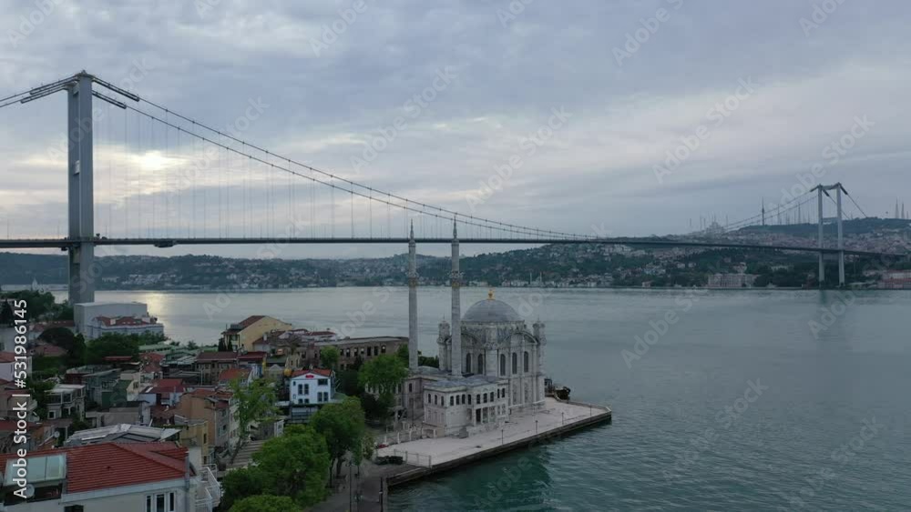 Istanbul Ortakoy Mosque and Bosphorus, Turkey Istanbul Ortakoy Mosque and Bosphorus, Turkey