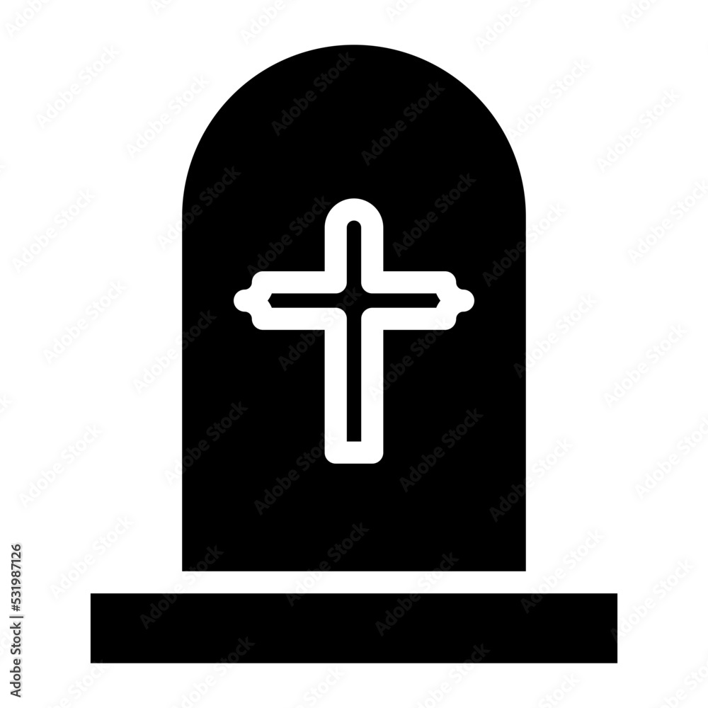 Fototapeta premium funeral icon