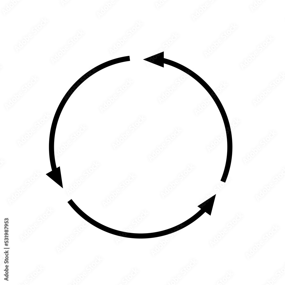 Black and white recycle icon, PNG with transparent background. Black and white recycle icon, PNG with transparent background.