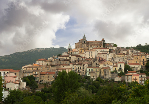 carpinone in Molise, a typical Italian mountain village