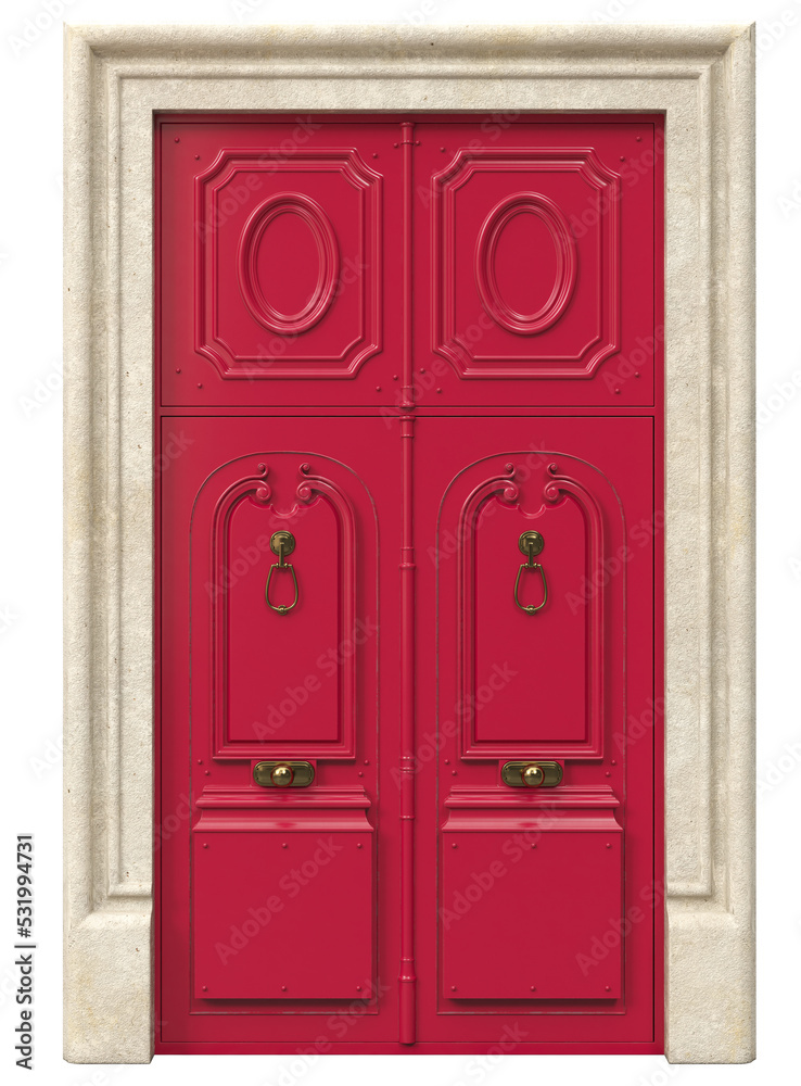Fototapeta premium Entrance classic doors for the house