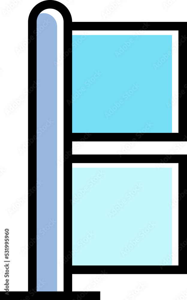 blue street signpost icon illustration blue street signpost icon illustration