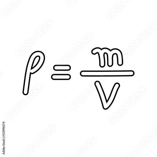 the density formula in chemistry