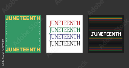 concept for juneteenth