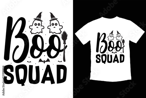 Boo squad t shirt design ,