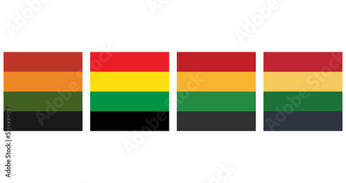 rainbow flag vector