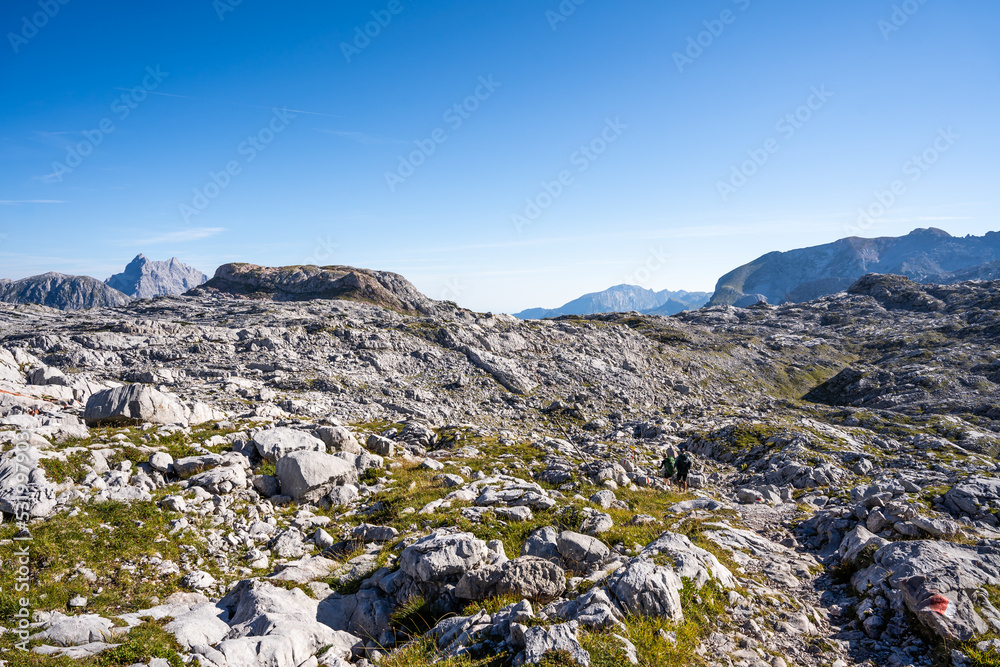 Panorama picture of the Stony Sea in the Alps II