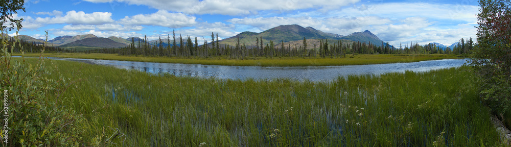 Skilak Lake in Skilak Wildlife Recreation Area in Alaska,United States,North America
