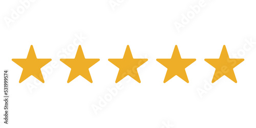 star icon vector on white background. Simple flat symbol