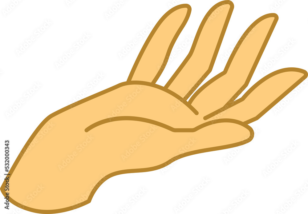 Obraz premium hand gesture illustration