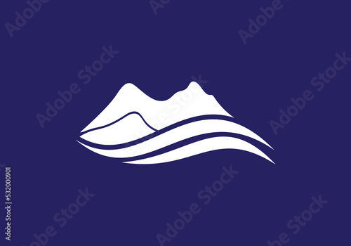 this is a creative mountain business logo 