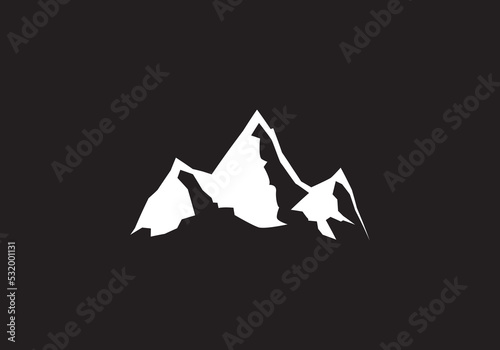 this is a creative mountain business logo 
