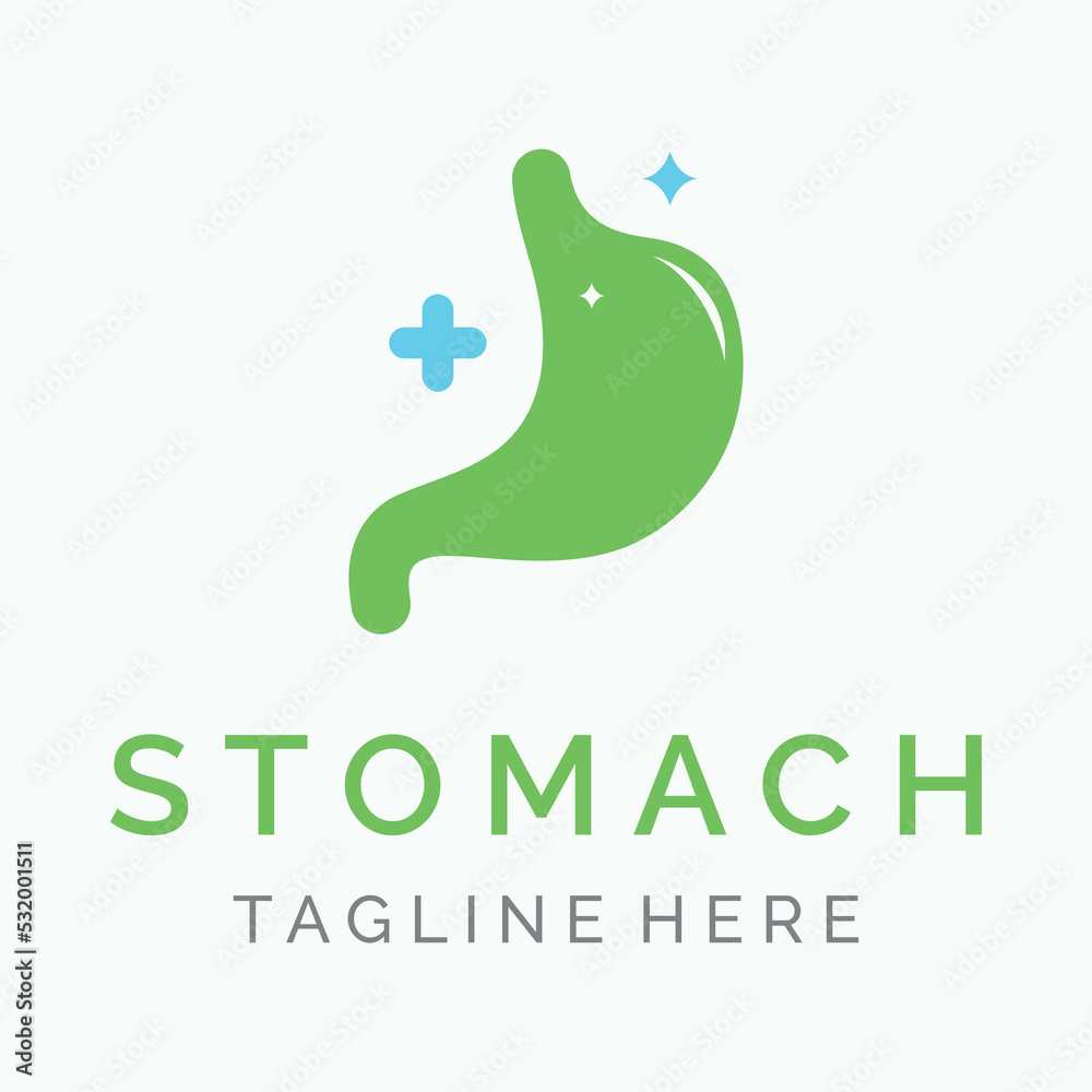 Stomach health and stomach care template logo design. Logo sign for doctor, business and branding. Stomach health and stomach care template logo design. Logo sign for doctor, business and branding.