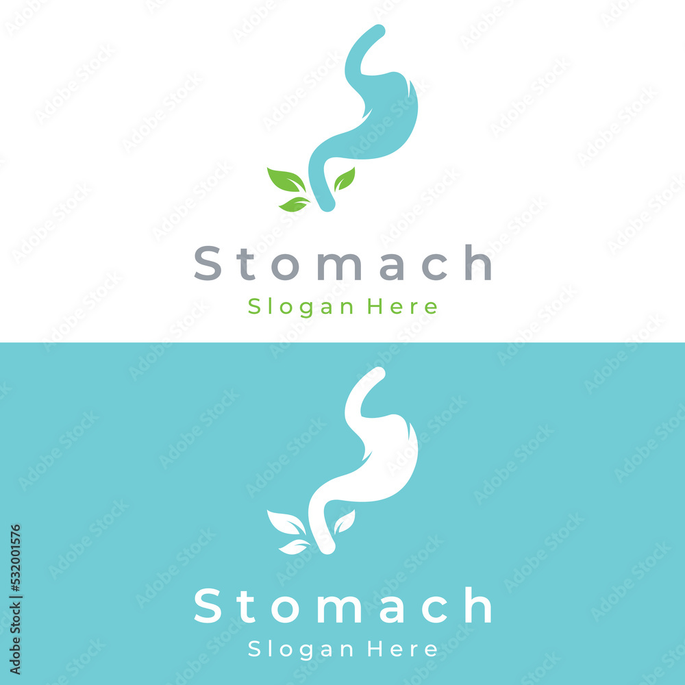 Stomach health and stomach care template logo design. Logo sign for doctor, business and branding. Stomach health and stomach care template logo design. Logo sign for doctor, business and branding.